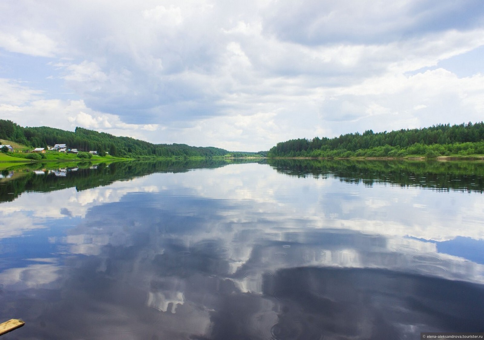 по реке мезень