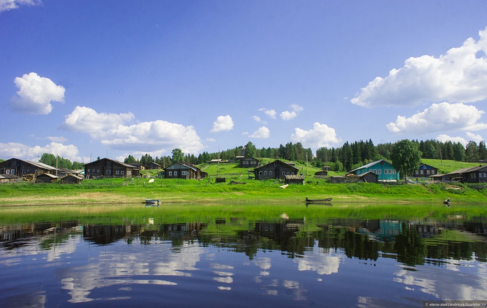 по реке мезень