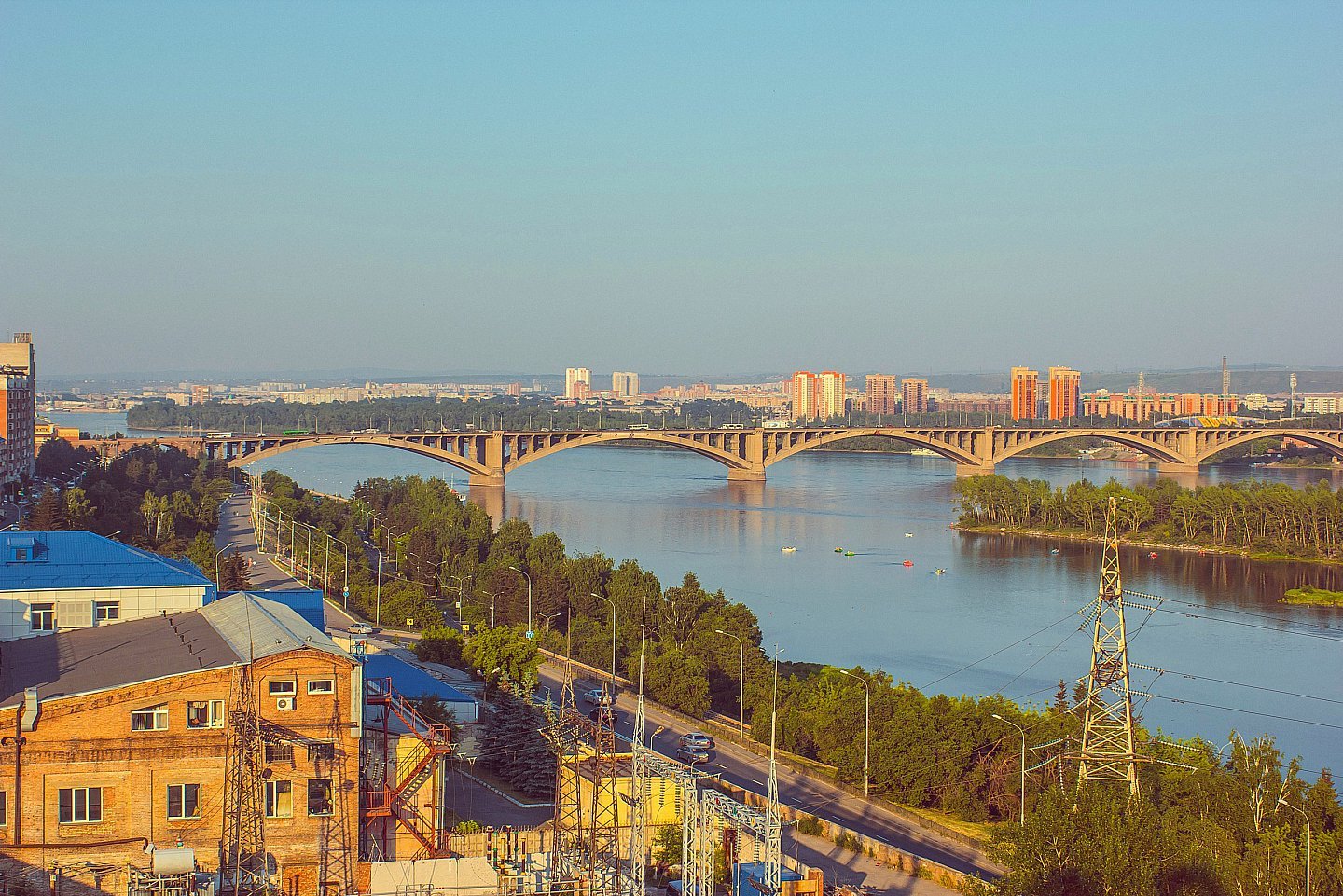 Красноярск набережная Центральный парк