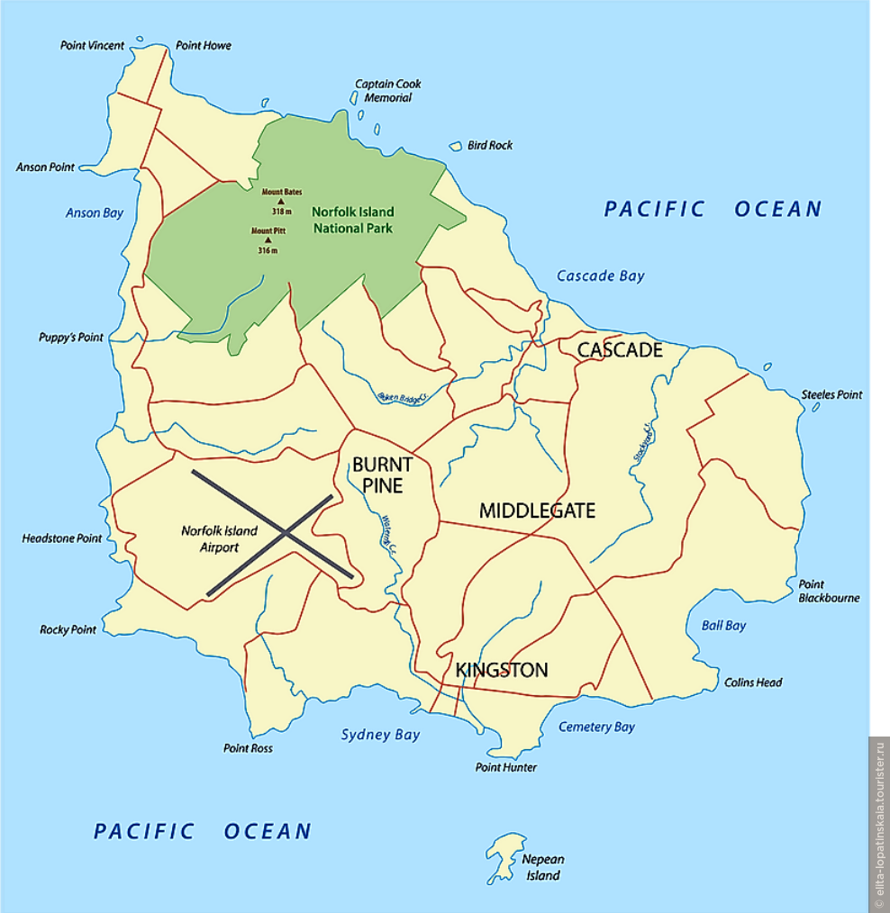 VK9N остров Норфолк - Norfolk Island - Экспедиции на остров Норфолк и образцы по