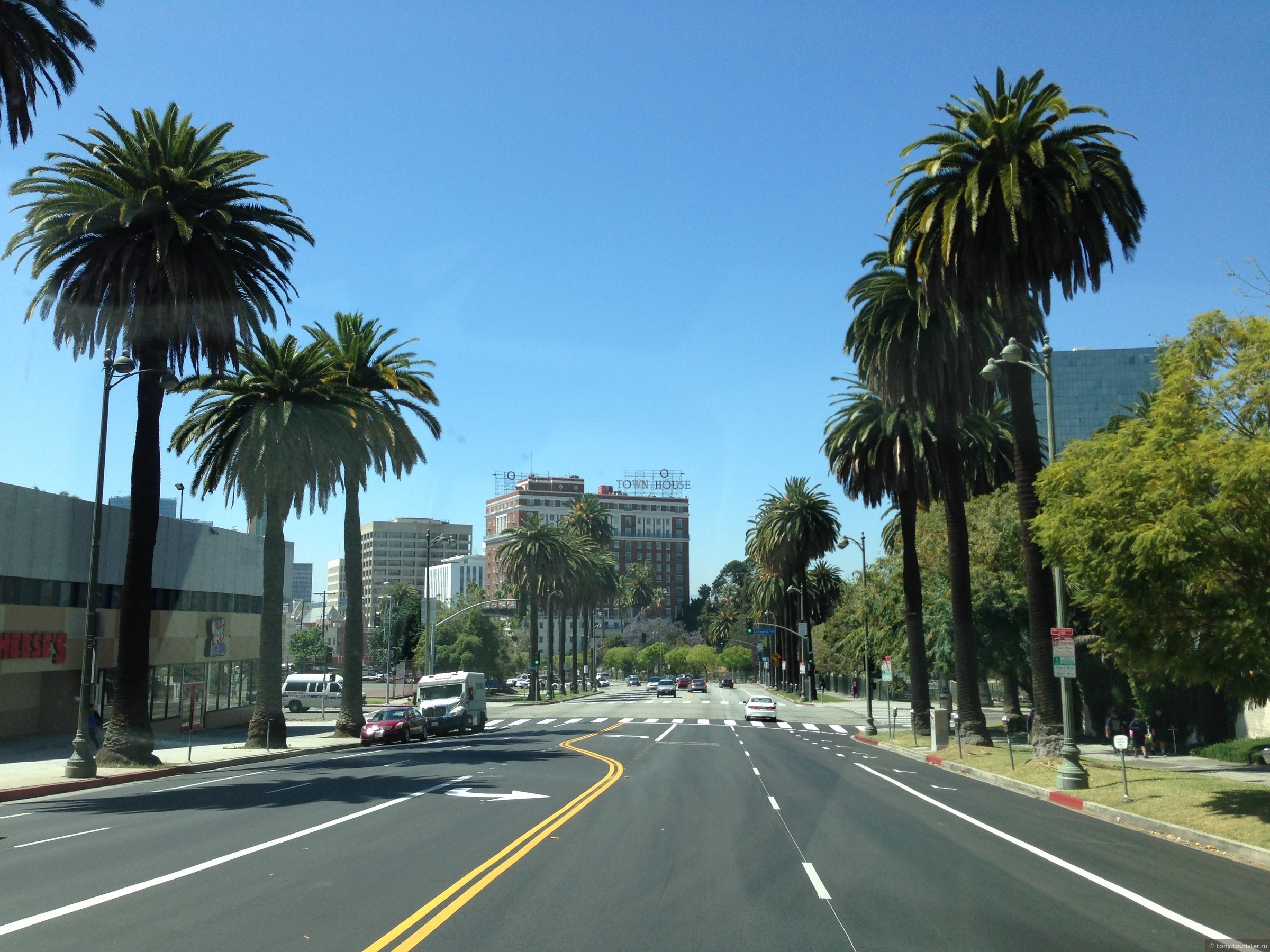 Лос-Анджелес: Лос-Анджелес, дорога в Санта-Монику.