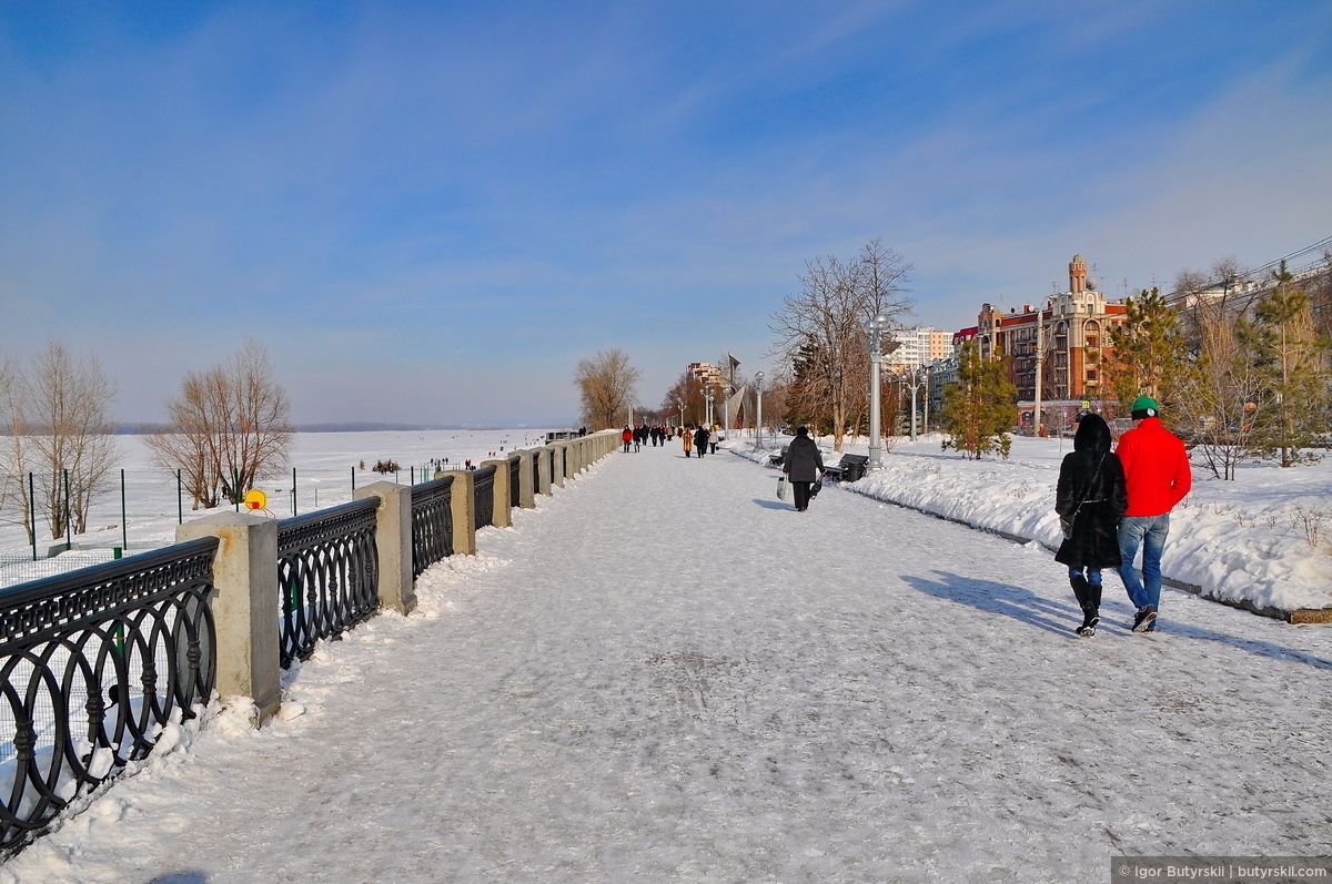 самара зимой 
