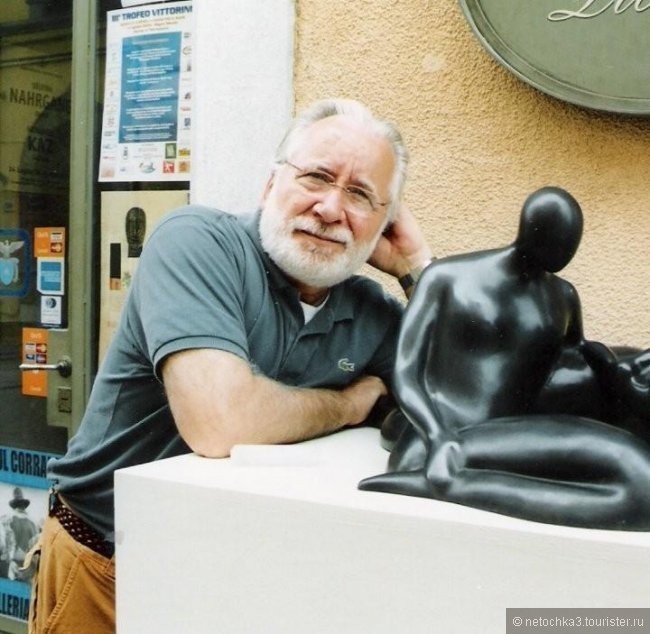 Нино Орланди и его скульптуры.
