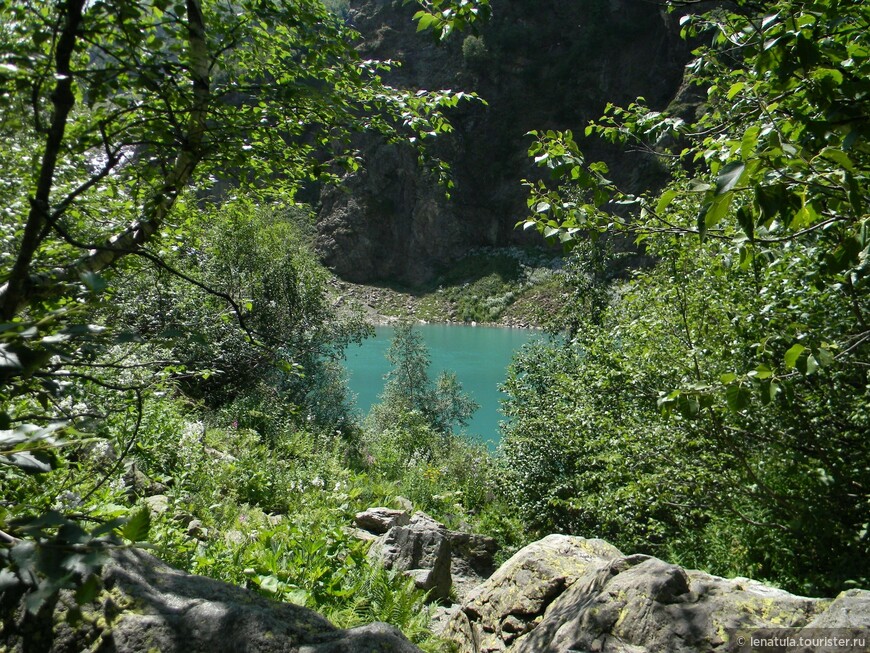 Домбайские красоты летом. Алибекский водопад, ледник и Турье озеро