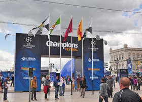 Лиссабон во время финала Лиги Чемпионов