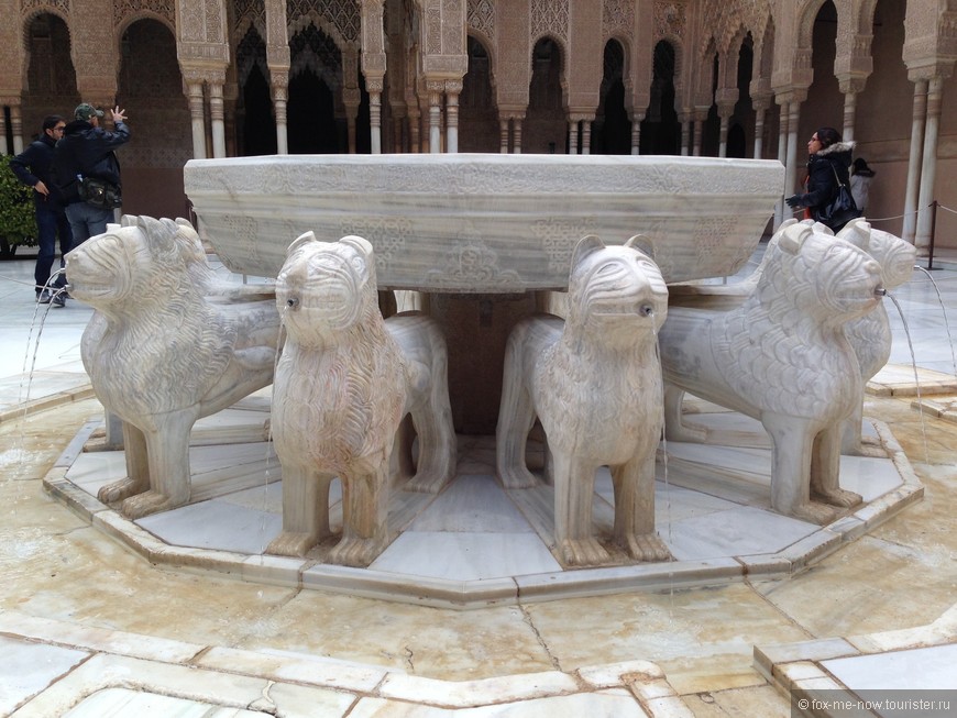 Отреставрированные львы сияют в ожидании туристов