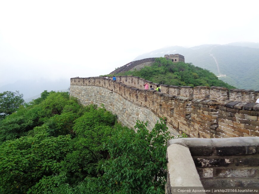 От Великой Китайской стены в районе Мутяньюй к Олимпийским объектам Пекина