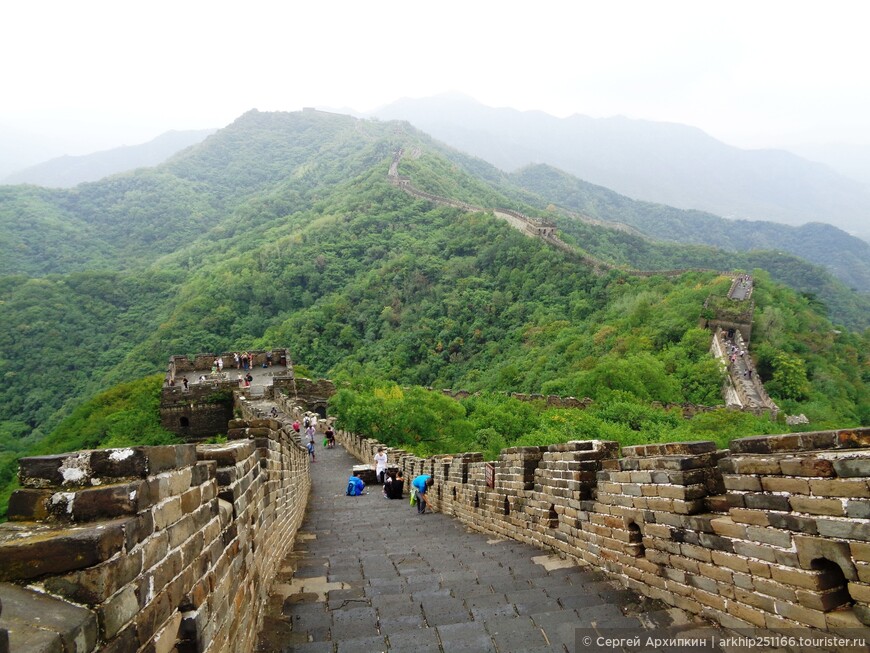 От Великой Китайской стены в районе Мутяньюй к Олимпийским объектам Пекина