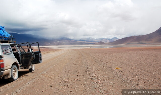 Начало джип-сафари по высокогорной Боливии