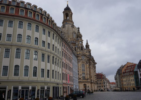 Холодный мартовский день в Дрездене.