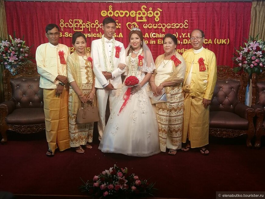 Свадьба в Мьянме