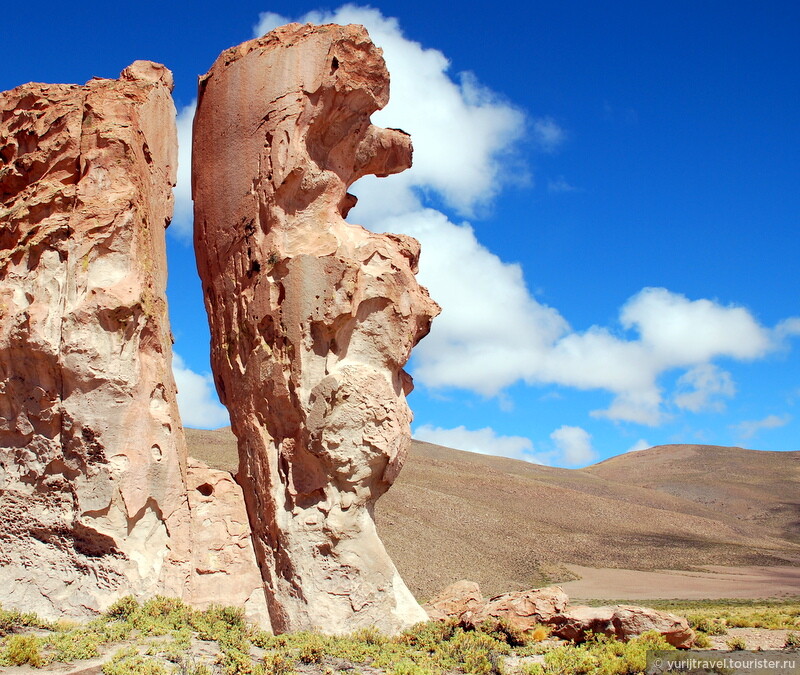Фантазии каменных эрозий высокогорной Боливии 