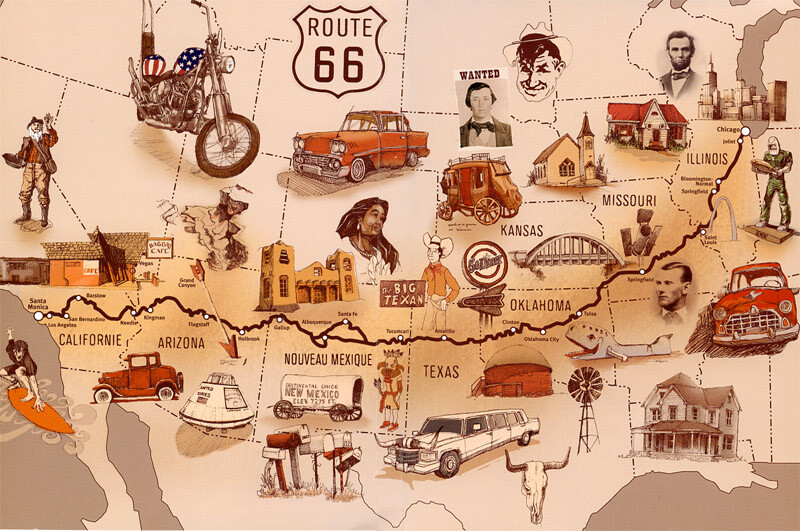 Route 66 - Трасса 66. Легендарное приключение.