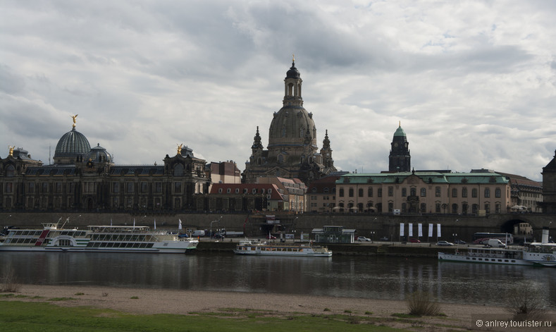 Прогулка по исторической части Дрездена.