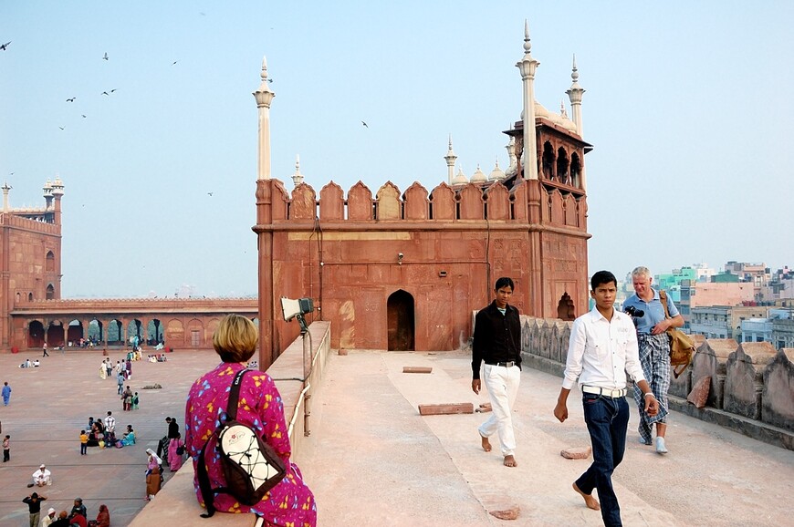 Делийская мечеть и трехколесные велосипеды — мое первое знакомство с Индией