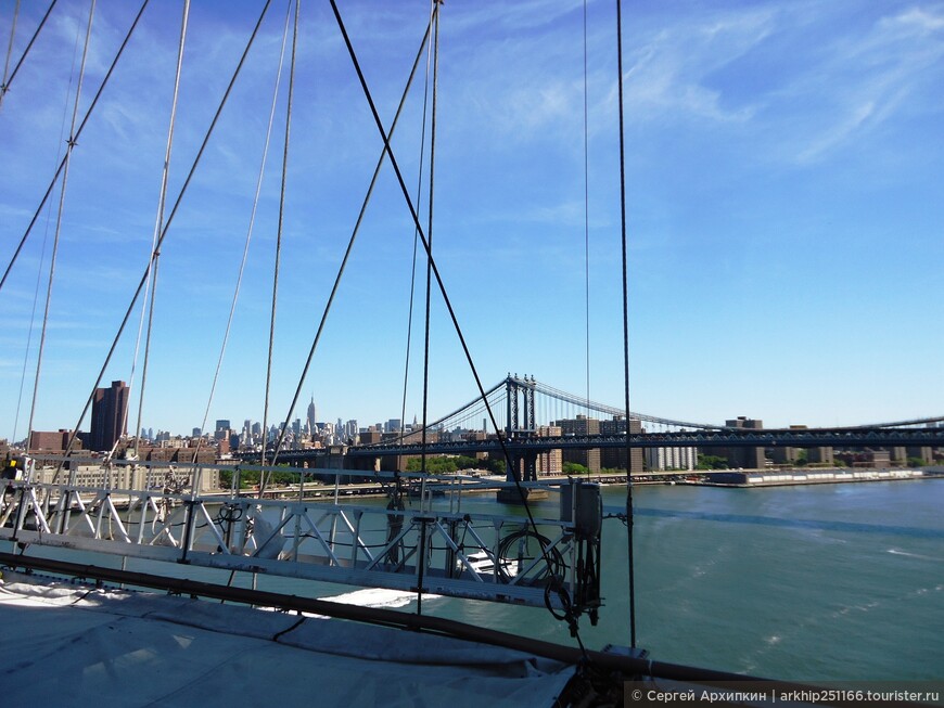 Самый знаменитый мост Нью-Йорка - Бруклинский мост