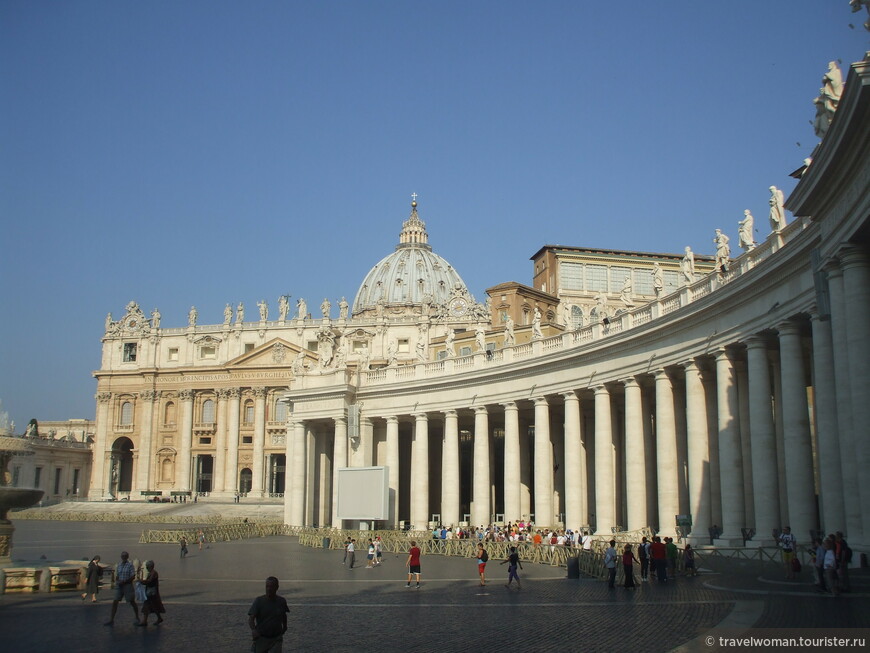 Площадь и собор Святого Петра... сердце Ватикана и всего католического мира