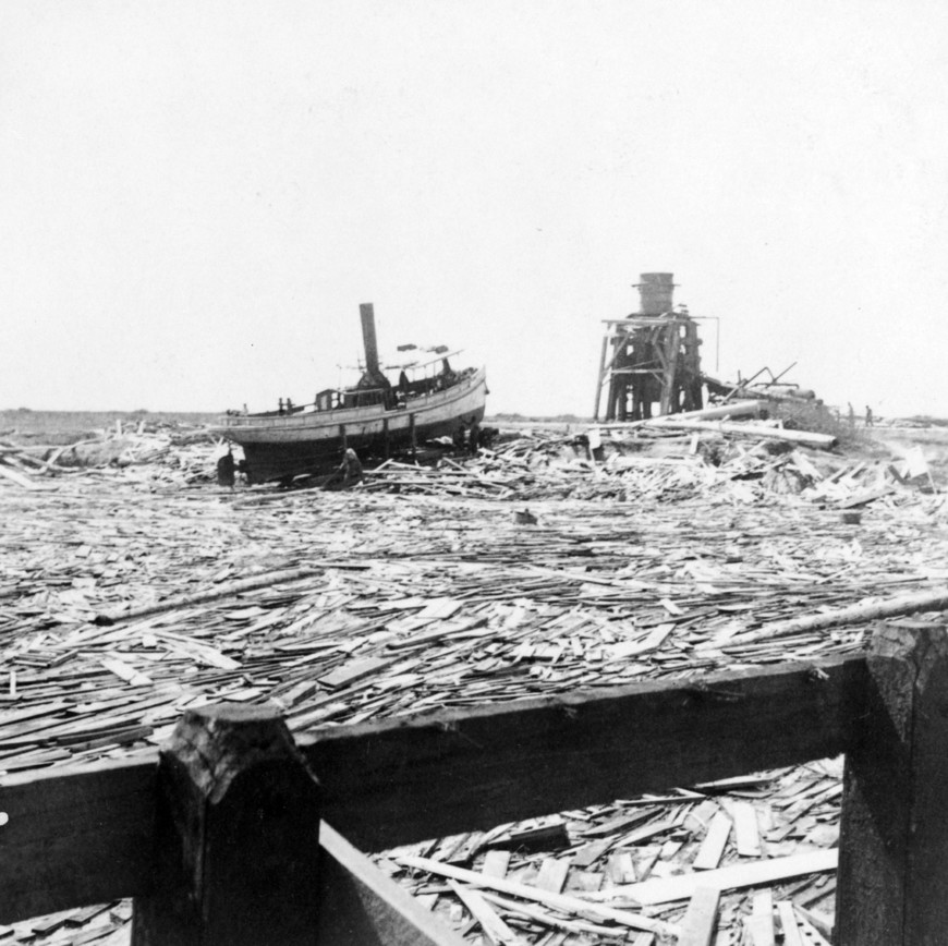 Последствия Урагана 1900. Фото из интернета