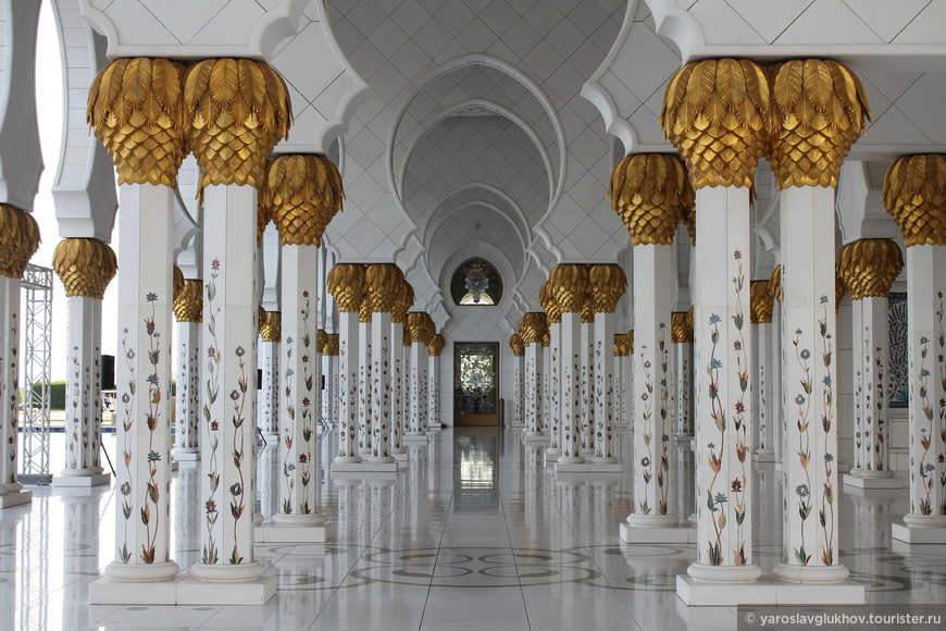 Детали мечети шейха Зайда
