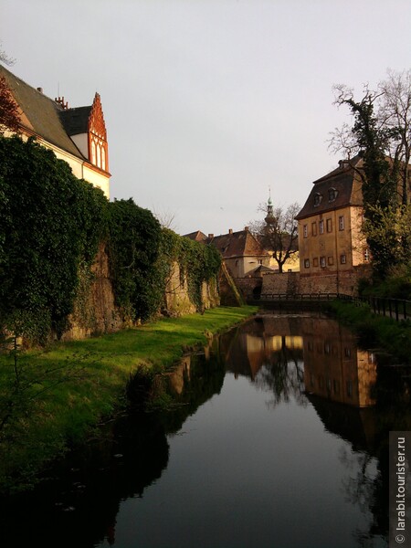 Саксония: Требзен (Trebsen) — старинный городок с живописным замком