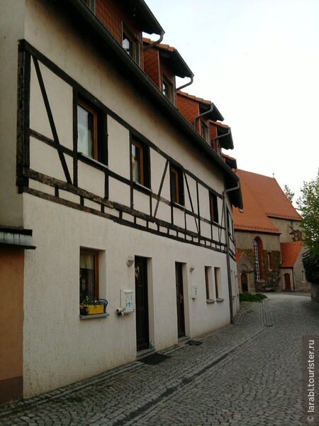 Саксония: Требзен (Trebsen) — старинный городок с живописным замком