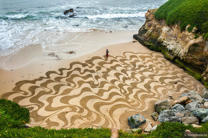 Картины на песке, Калифорния