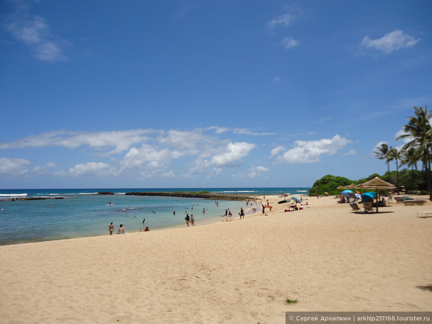 По Гавайским горам, пляжам и паркам острова Оаху