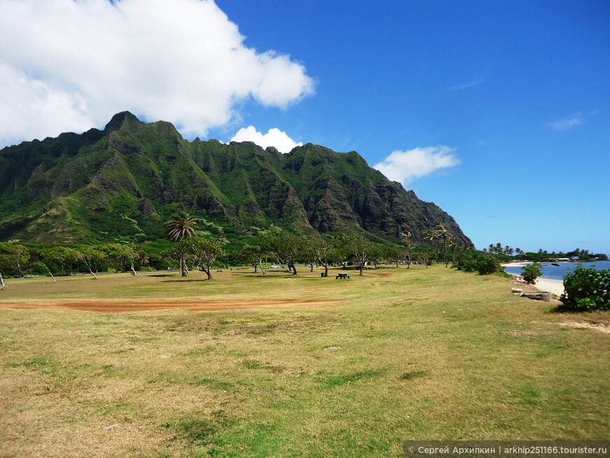По Гавайским горам, пляжам и паркам острова Оаху