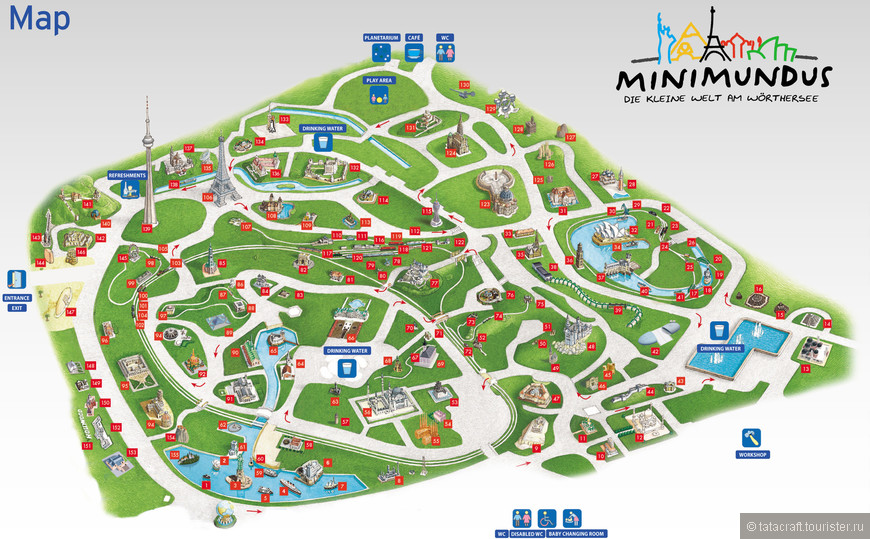 На машине в Европу/Парк Minimundus/Klagenfurt/Австрия