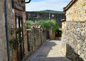 В 14 веке в Монтериджони проживало более 150 семей (около 600 жителей).