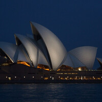 Сиднейский оперный театр (Sydney opera house).