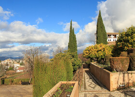 В зимних садах Альгамбры.