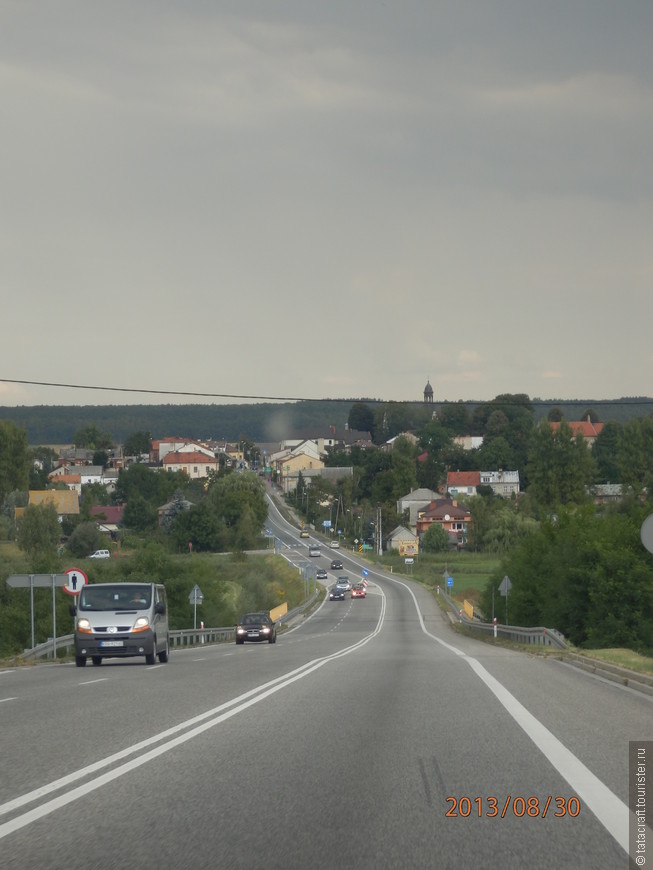 На машине по Европе / 700 километров из Вены до Пулавы / автострады Польши
