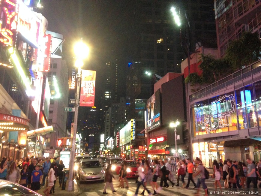Вечерний Times Square