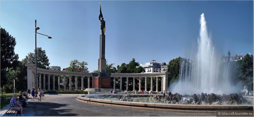 Мемориал Советским воинам в Вене/Австрия/На машине по Европе