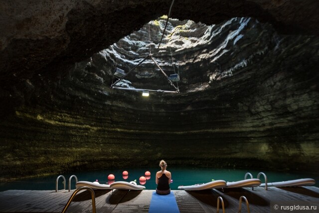 Подземный термальный источник Homestead Crater, Мидуэй, Юта