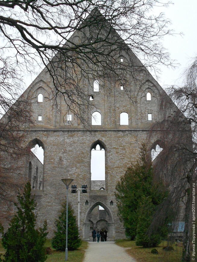 Руины монастыря в Таллине
