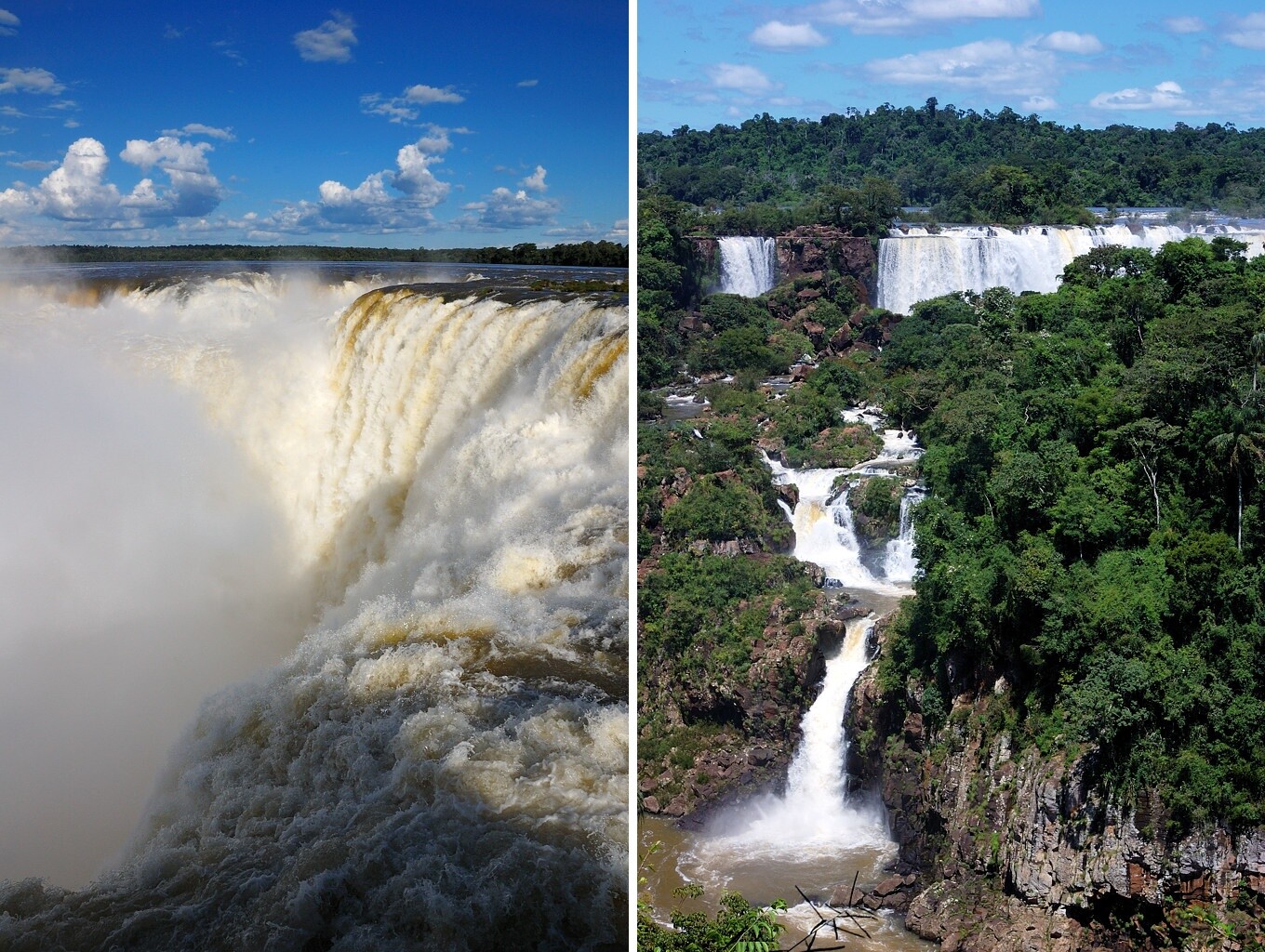 Комплекс водопадов на границе бразилии аргентины. Чудеса света водопад Игуасу. Игуасу на границе Бразилии и Аргентины. Водопад Игуасу, граница Бразилия–Аргентина. Комплекс водопад.
