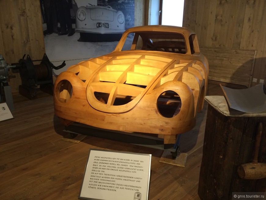 Гмюндовское Porsche 356 - деревянная модель