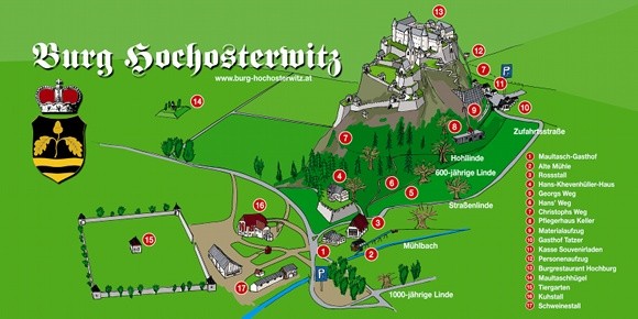 Замок Hochosterwitz / Австрия / На машине с детьми по Европе