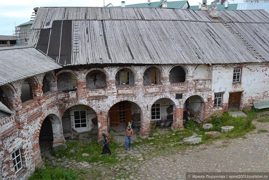 Внутренний дворик Соловецкого монастыря