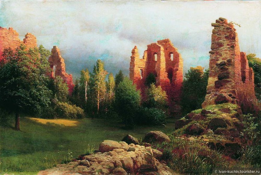 Фото из интернета - картина Г.П. Кондратенко Руины старого замка