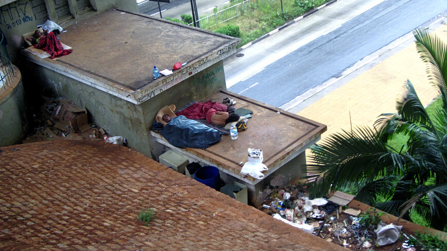 Бомжеград Сан-Паулу, в котором мы тоже не смогли переночевать
