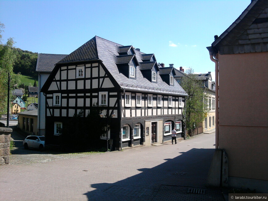 Саксония: В Ширгисвальде (Schirgiswalde) за особыми домиками — Umgebindehäuser