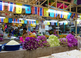 Бангкок. Цветочный рынок Pak Khlong Talat.