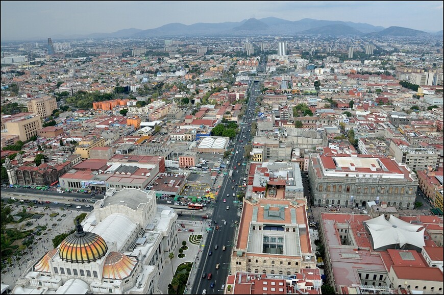 Площадь Сокало и смотровые площадки Мехико
