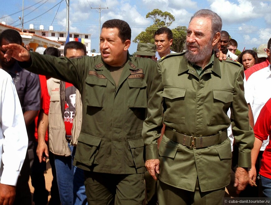 Фидель и Уго Чавес 