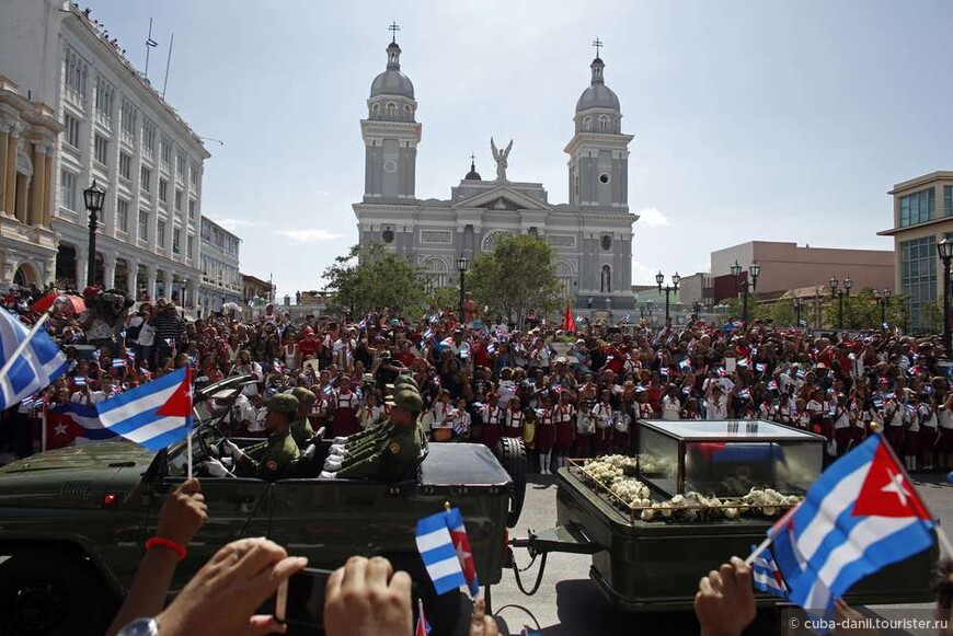 Прибытие легендарного Команданте в Сантьяго-де-Куба!