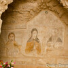 Древние настенные росписи в монастыре Герасима Иорданского