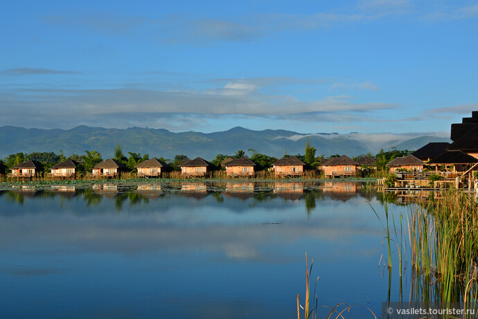 Так начинается утро богатых интуристов в окрестностях озера Инле в Бирме
